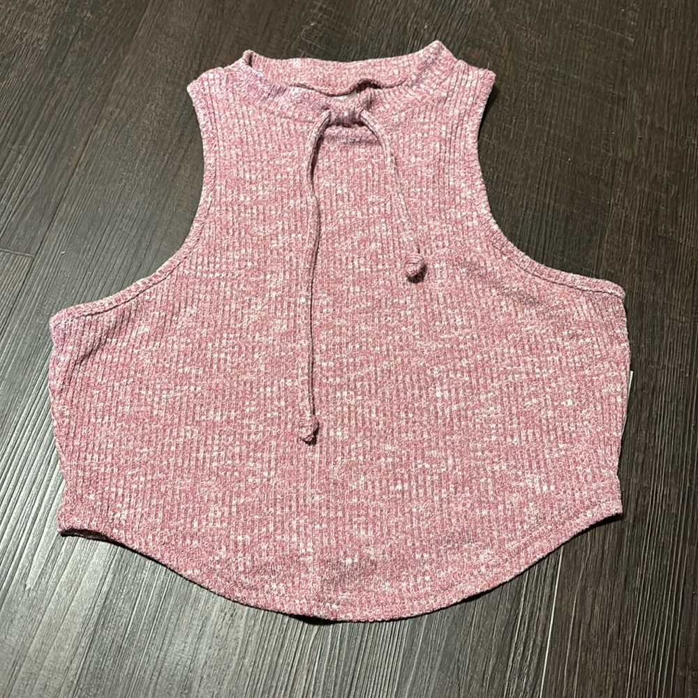 Gymshark women’s cozy cropped mock neck top, medium